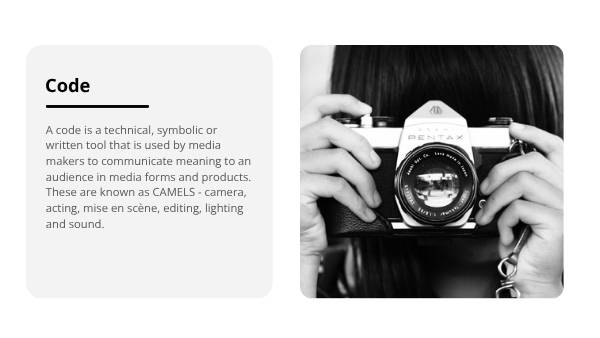 How do we create representations as media makers? Education Presentation — slide 9