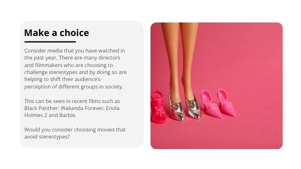 Representations Constructed in the Media Education Presentation — slide 10