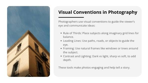 Photography Principles Education Presentation — slide 4