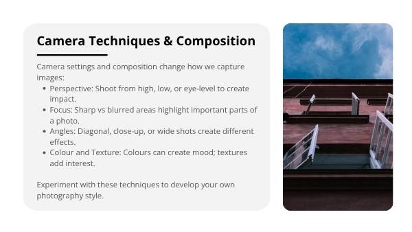 Photography Principles Education Presentation — slide 5