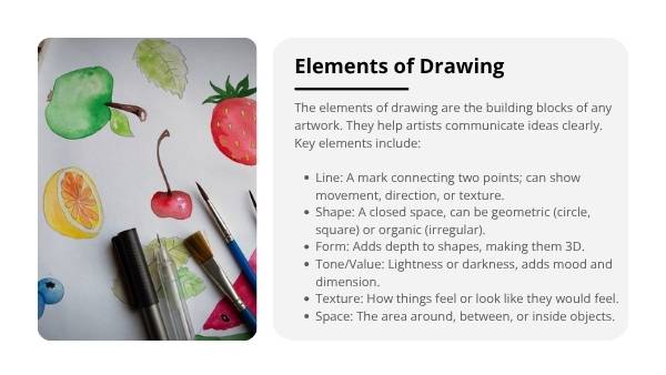 Drawing Fundamentals Education Presentation — slide 4