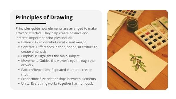 Drawing Fundamentals Education Presentation — slide 5