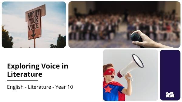 Exploring Voice in Literature Education Presentation — slide 1