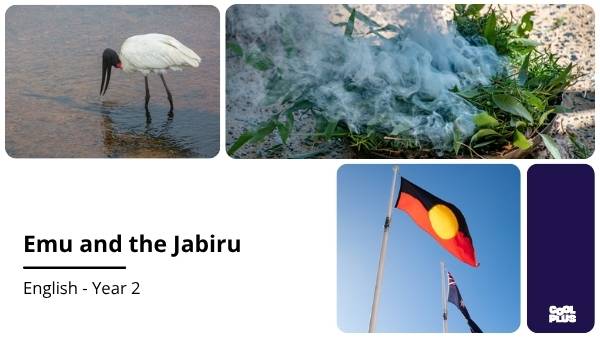 Emu and the Jabiru Education Presentation — slide 1