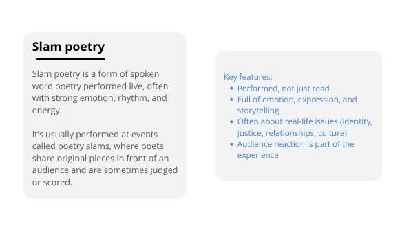 How Are We Persuaded by Slam Poetry? Education Presentation — slide 3