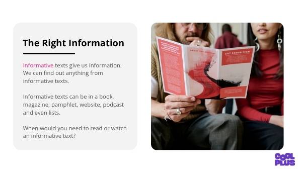 Why are you reading that? Education Presentation — slide 9