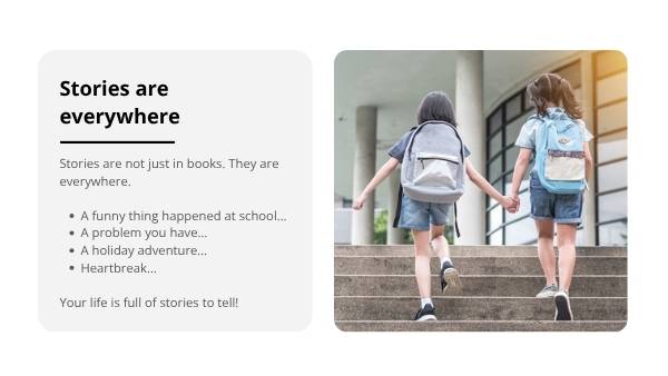 Narrative Storytelling Education Presentation — slide 6