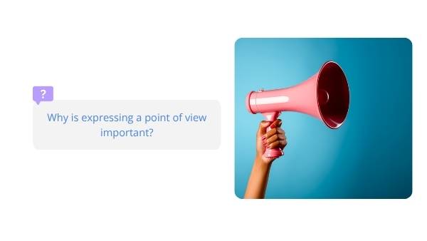 Expressing a Point of View Education Presentation — slide 4