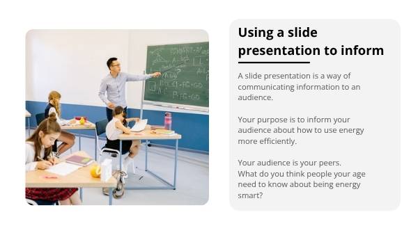 Creating Texts: Communicating about Energy Efficiency Education Presentation — slide 6