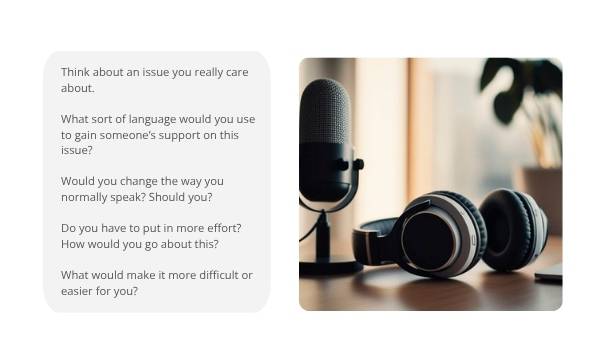 Choosing the Right Words Education Presentation — slide 4