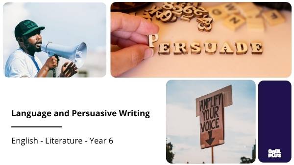 Language and Persuasive Writing Education Presentation — slide 1