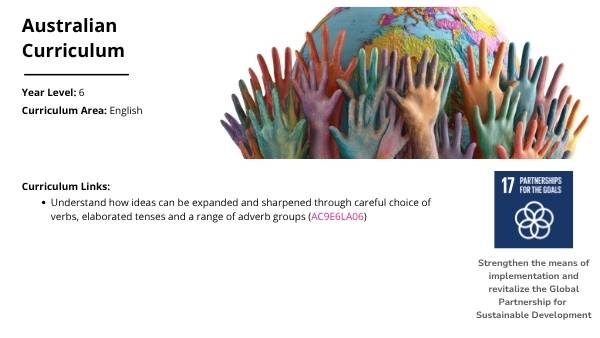 Exploring the Use of Verbs Education Presentation — slide 2