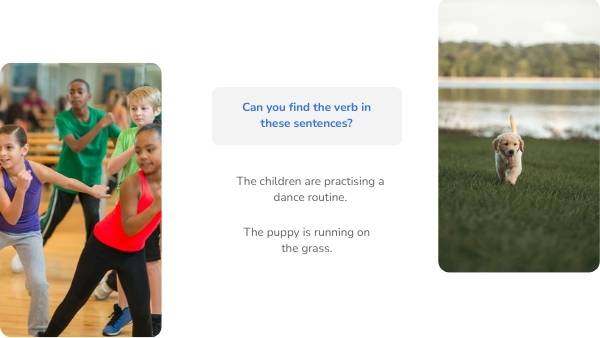 Exploring the Use of Verbs Education Presentation — slide 3