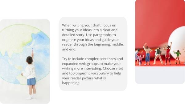 Writing Imaginative Texts Education Presentation — slide 6