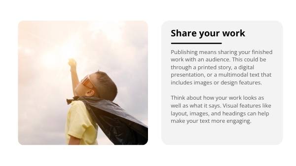 Writing Imaginative Texts Education Presentation — slide 9