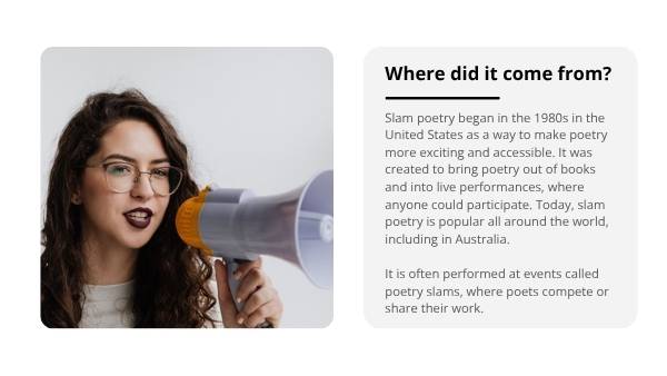 Slam Poetry Educational Presentation — slide 5