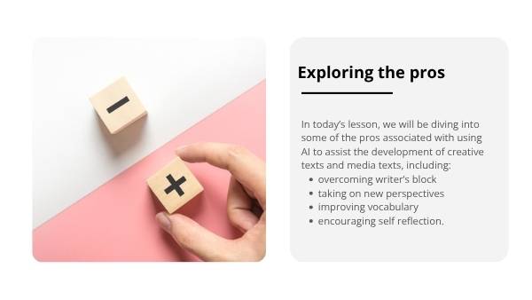 Using AI: Expression and Creativity Education Presentation — slide 8