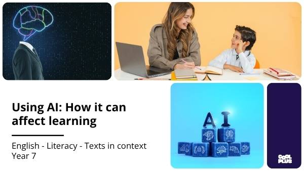 Using AI: How it Can Affect Learning Education Presentation — slide 1