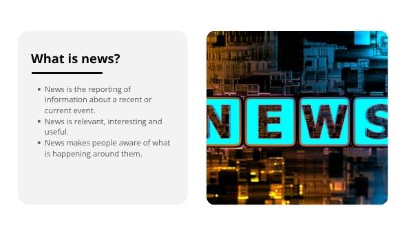 Understanding How News is Made Education Presentation — slide 6