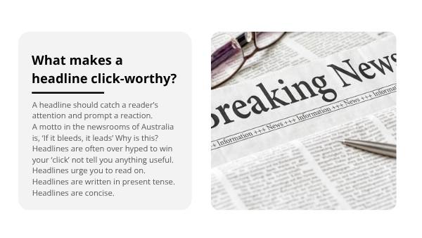 Understanding How News is Made Education Presentation — slide 11