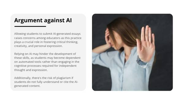 Using AI: Essay Writing Education Presentation — slide 10