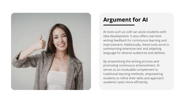 Using AI: Essay Writing Education Presentation — slide 11