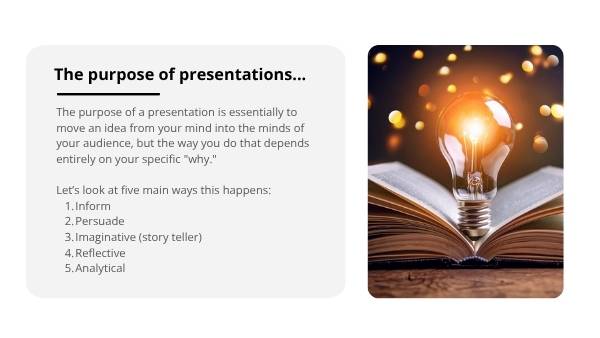 Presentations with Purpose — slide 5