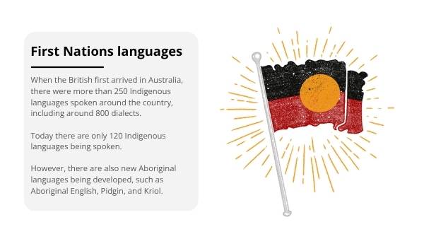 Saving Australia's Indigenous Languages Education Presentation — slide 7