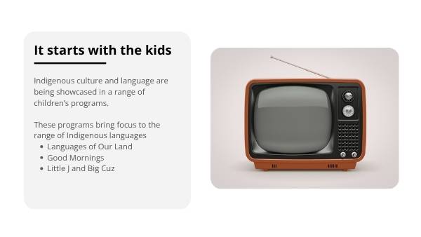 Saving Australia's Indigenous Languages Education Presentation — slide 10