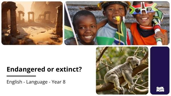 Endangered or Extinct Language Education Presentation — slide 1