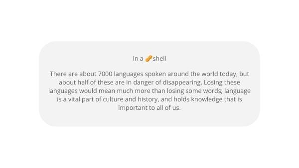 Endangered or Extinct Language Education Presentation — slide 3