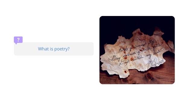 What is Poetry? Education Presentation — slide 3