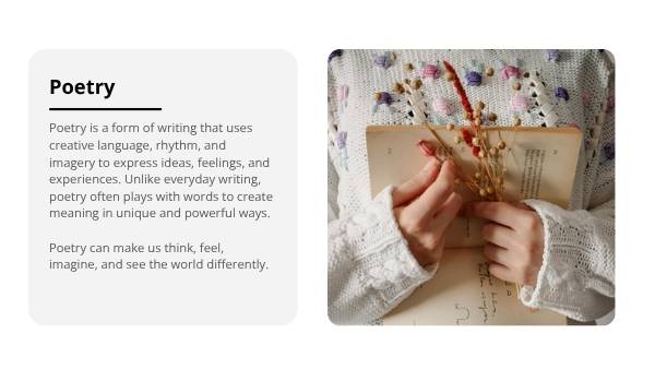 What is Poetry? Education Presentation — slide 4
