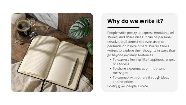 What is Poetry? Education Presentation — slide 5