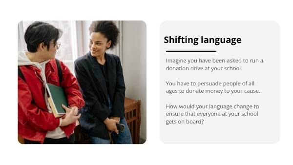 Using Nominalisation Education Presentation — slide 3