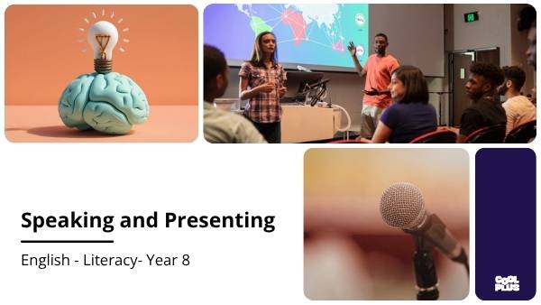 Speaking and Presenting Education Presentation — slide 1