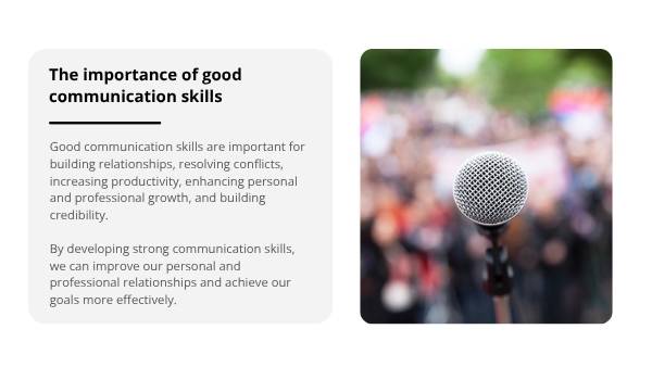 Speaking and Presenting Education Presentation — slide 7