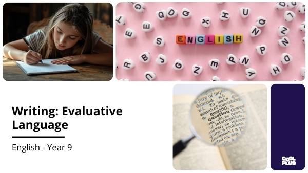 Writing: Evaluative Language Education Presentation — slide 1