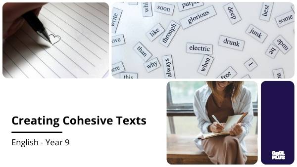 Creating Cohesive Texts Education Presentation — slide 1