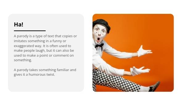 What is Parody Education Presentation — slide 4
