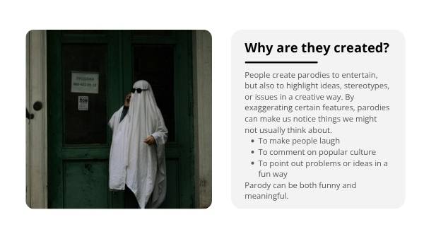 What is Parody Education Presentation — slide 5