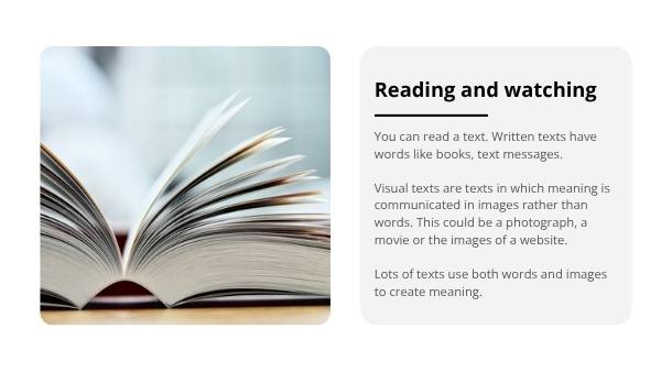 What is a Text Education Presentation — slide 7