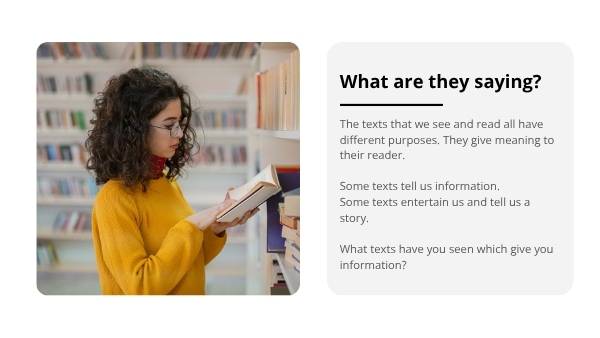 What is a Text Education Presentation — slide 8