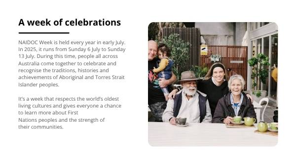 The History and Significance of NAIDOC Week Education Presentation — slide 5
