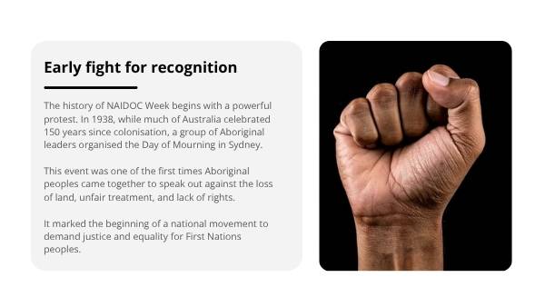 The History and Significance of NAIDOC Week Education Presentation — slide 8