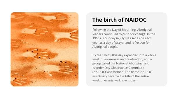 The History and Significance of NAIDOC Week Education Presentation — slide 9