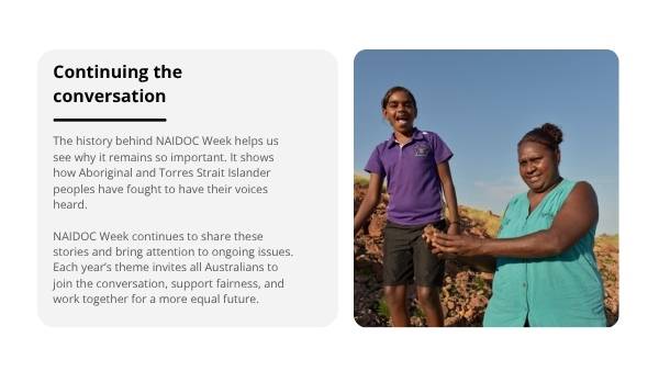 The History and Significance of NAIDOC Week Education Presentation — slide 11