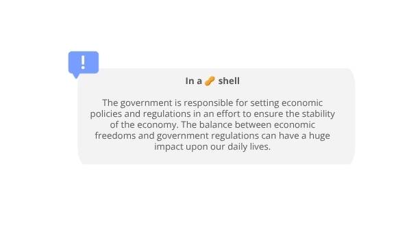 The Government’s Role in the Economy Education Presentation — slide 3