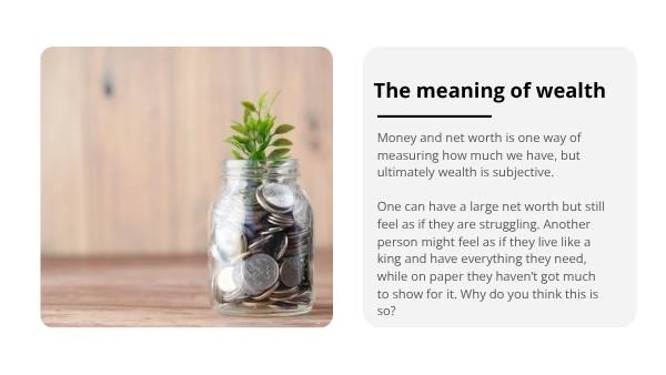 What is Wealth Education Presentation — slide 9