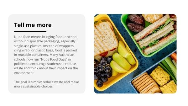 Why Food Should be Nude Education Presentation — slide 4